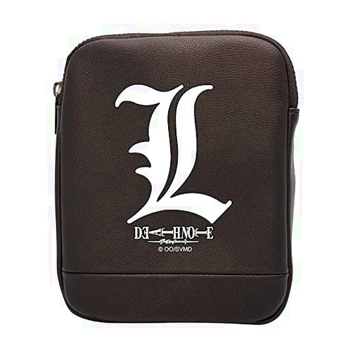 ABYstyle - Death Note – Small Vinyl Symbol Messenger Bag, Black, Black