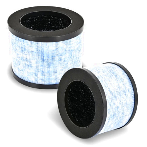 Bvhonwe MK06 H13 True HEPA Filters Replacement for AROEVE MK01 MK06 and Kloudi Air Purifier DH-JH01, Intelabe EPI080/EP1080, Elechomes EPI081/EP1081, H13 Premium True HEPA Filter, 2 Pack