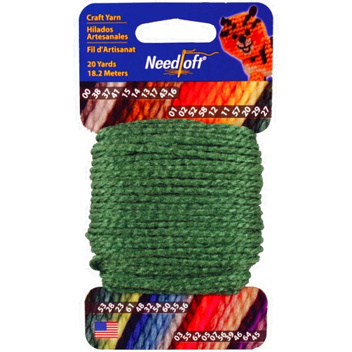 Cottage Mills Needloft Craft Yarn 20yd-Bright Blue