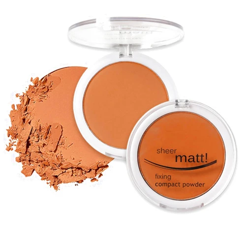 MAEPEOR Pressed Powder 8 Colors Oil Control Matte Face Pressed Powder Waterproof Long Lasting Finishing Powder Flawless Lightweight Face Compact Pressed Powder (07 Sand)