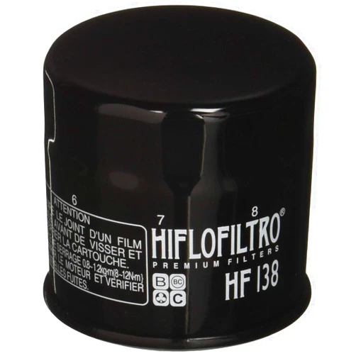 Hiflofiltro HIFLO FILTRO HF138 Black Premium Oil Filter