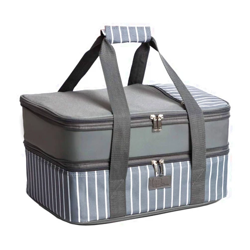 FE FUN ELEMENTS Fun Elements Casserole Carrier, Expandable Insulated Casserole Carriers for Hot or Cold Food, Lasagna Lugger for Parties, Fits 9