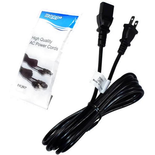 HQRP 10ft AC Power Cord Compatible with Niles SI-1230 Series 2, SWA-500M Amplifier Mains Cable, UL Listed