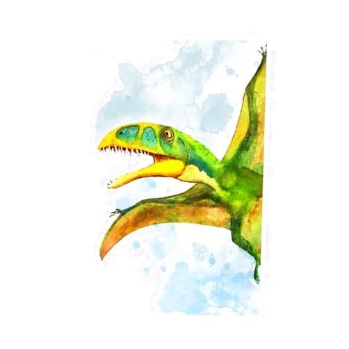 Kroey 6 Watercolor Dinosaurs Art Mesozoic Reptile Jurassic Dinosaur Artwork Giant Poster Tyrannosaurus Painting Dino Love5 Unframe-style 08x12inch(20x30c