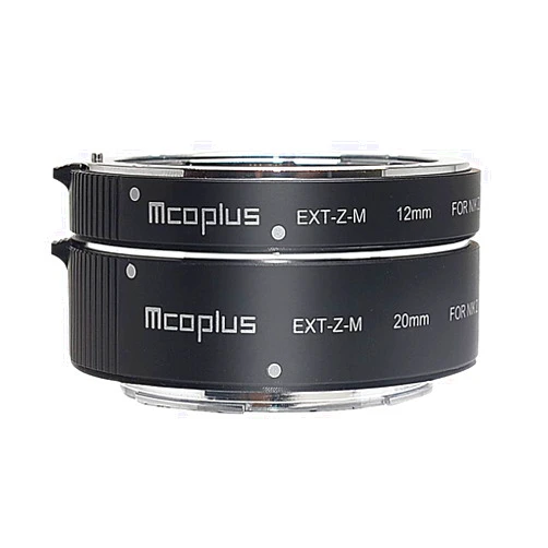 mcoplus EXT-Z-M 12mm+20mm Metal Auto Focus Macro Extension Tube Adapter Ring Set for Nikon Z Mount Z5 Z6 Z6II Z7 Z7II Z50 Z62 Z72 Cameras, for Macro Photography