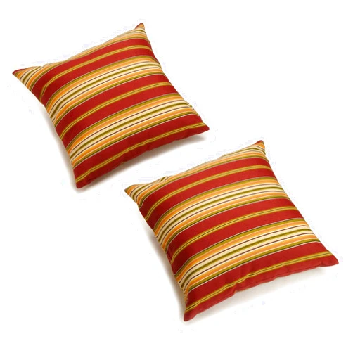 Blazing Needles 9910-S2-REO-17 9910-S2 Throw Pillows (Set of 2), 18