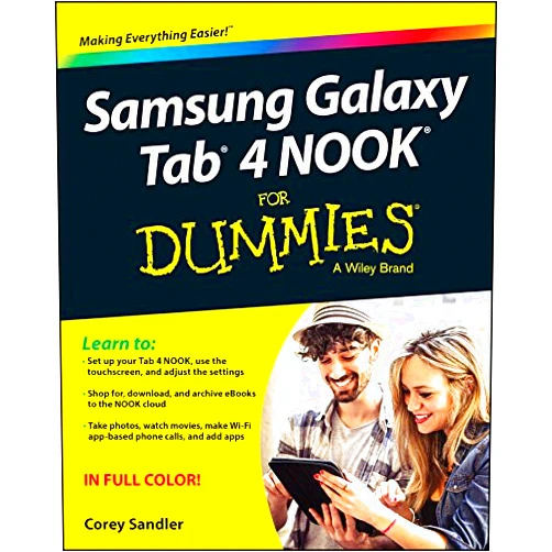 By Corey Sandler (Author) Format: Kindle Edition Samsung Galaxy Tab 4 NOOK For Dummies (For Dummies Series)