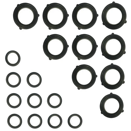 GORILLA EASY CONNECT O-Ring and Washer Sets - Garden Hose Quick Connect Washer and O-Ring Replacement Set - Rubber Gasket Connector Seals and O-Rings for Standard 3/4 inch GHT- 10 Sets