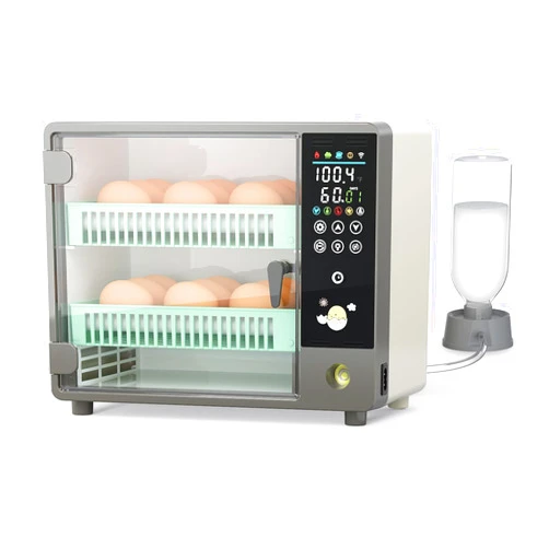 Hethya Incubators for Hatching Eggs, Egg Incubator with Automatic Egg Turning and Humidity Monitoring, Incubator for Chicken Eggs, 18-24 Eggs Incubator with Egg Candler for Duck Goose Quail Eggs