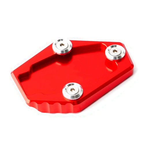 CFMY Motorcycle CNC Aluminum Enlarge Plate Kickstand Extension Pad Stand Enlarger for DUCATI Monster 821 696 796 1200 S Accessories