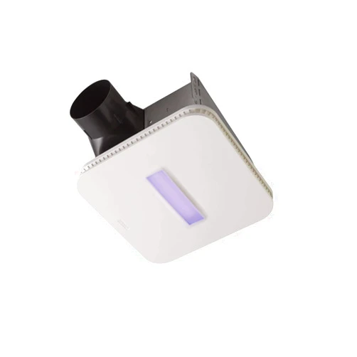 Broan-NuTone AR110LKVV SurfaceShield Vital Vio Powered Exhaust Vent LED White Light & Violet Light, 110 CFM, White