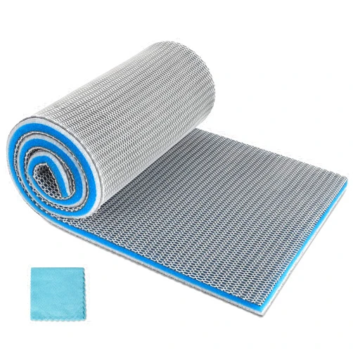 ZVAWDR Aquarium Filter Media, Upgraded 8-Layer Filter Sponge Pad for Fish Tank and Pond, Super Filtering Effect, Cut to Fit, Reusable and Washable Aquarium Filter Floss (11.8” x 15.7”)