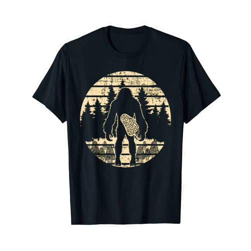 Mushroom SteMi Apparel Bigfoot Morel Mushroom Foraging Mycology Shroom Hunting T-Shirt
