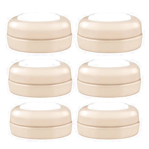 Maymom Screw Lids Aka Travel Caps with Rewritable Sealing Disc Compatible with Avent, Maymom Wide Mouth Bottles; Cap Replace Avent Natural Bottle Sealing Ring and Sealing Disc, 6pcs. (Khaki)