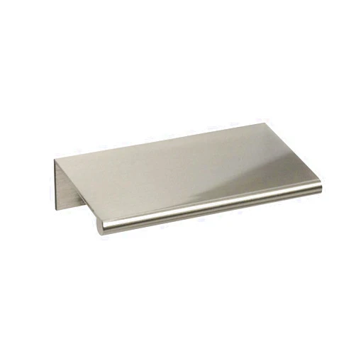 CKP #3306-3 in. CKP Brand Back Mount Finger Edge Pull, Brushed Nickel
