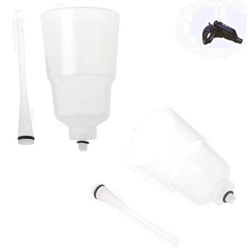 YehVeh 2 Set Bike Brake Bleed Funnel M5 Threaded Spout Mineral Oil Transmission Funnels Tool Kit for Shimano Hydraulic Set Mountain Bicycle