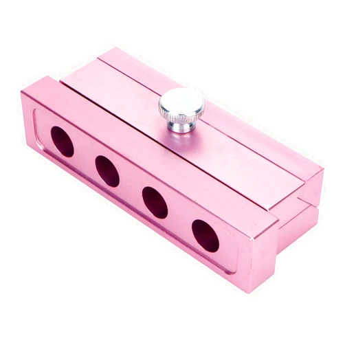 Pongnas DIY Lipstick, Professional Lipsticks Filling, Multipurpose Lip Balm Maker Tool for Jelly Single Dual Color Sandwich Lipsticks, Aluminum, 4 Holes