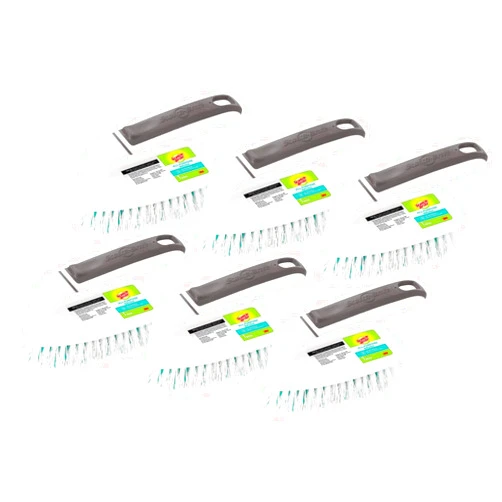 Scotch-Brite All Purpose Brush, For Tile Floors and Walls, Shower Doors, Tubs, Bathroom Fixtures, and More, 6 Count