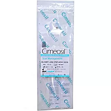 Cimeosil Gel Sheet - Long Strip, 4 cm x 30 cm - Scar Treatment For Keloid and Hypertrophic Scars