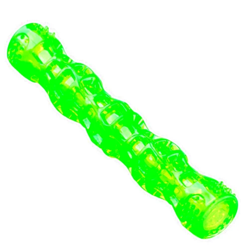 Hyper Pet Dura-Squeaks Stick Dog Toy, Large, Green
