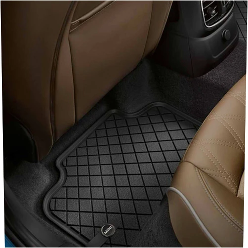 MINI 51472408523 All-Weather Floor Mats in Essential Black for F54 Clubman (Set of 2 Rear Mats)