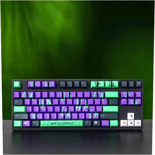Royal Flush Gaming Joker Graffiti Custom Keycap Set | Cherry Profile | PBT Dye-Sub | 135 Keys | Mechanical Gaming Keyboards | PC Accessories