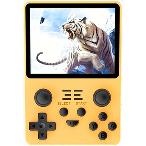 Astarama Powkiddy RGB20S Handheld Arcade Game Console, 3.5 Inch Retro Video Game Console with 128G Card & 20000 Games, Open Source Game Player