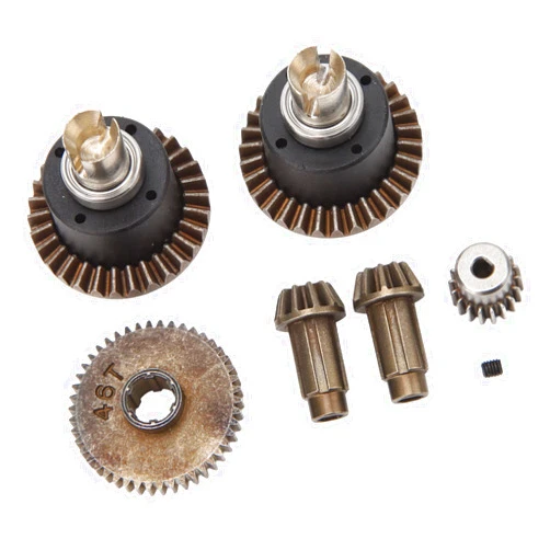 Alomejor RC Car Motor Gear Kit Stable Driving RC Cars Gear Assembly RC Differential Drive Kit for Remote Control Cars