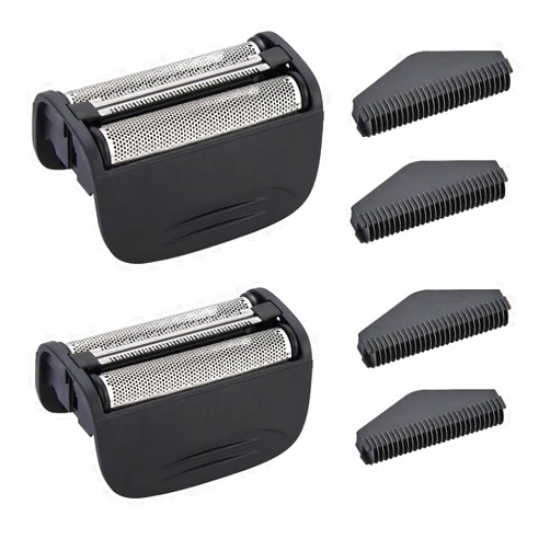 COSYONALL Replacement Head and Cutter Assembly Compatible with Remington PF7400, PF7500, and PF7600 Foil Shavers，2 PACK（BLACK）