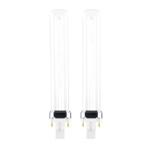 Circle PL-13W 841, 2 Pack 13 Watt Single U-Shaped Twin Tube Compact Fluorescent Light Bulb, Replaces Philips PLS13W41, Sylvania CF13DS841
