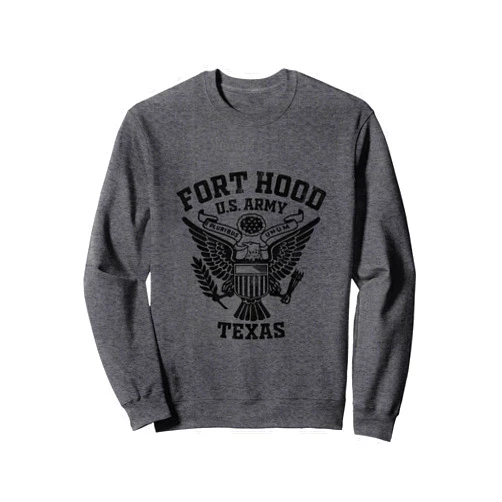Fort Hood Texas TX US Military Base Vintage Gifts Fort Hood US Military Base Texas TX Ft Hood Veteran Vintage Sweatshirt