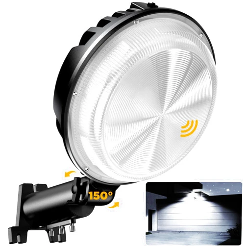 MOONTIP LED Barn Light - Dusk to Dawn Outdoor Lighting with 150° Adjustable Photocell, 150W 20000LM 6500K Daylight Outdoor Lights, IP66 Waterproof Area Street Light for Farmhouse Barns Warehouse Yard (1 Pack)