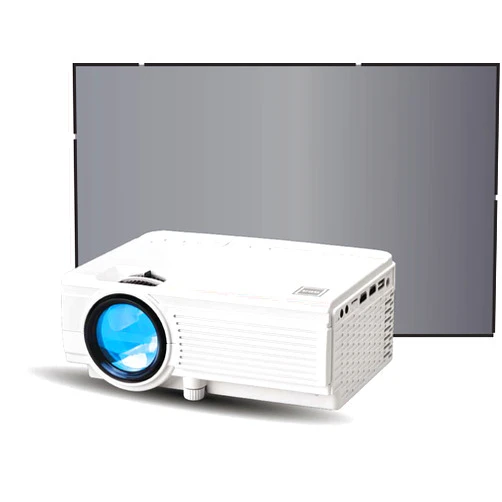 RCA RPJ205 480P Home Theater Projector, Bundled with Fold Up 120Inch Screen