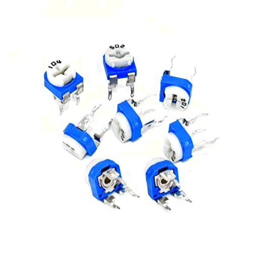 E-Projects - 10k Ohm Variable Resistor Trimmer Pot, Top Adjustment Potentiometer (Pack of 25)