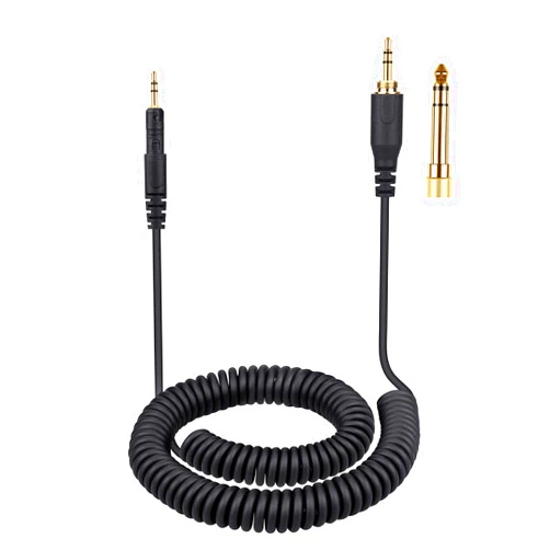weishan ATH-M50x Cable Coiled Aux Cord Replacement for Audio Technica M40x M70x Wired Headphones, 2.5mm to 3.5mm(1/8
