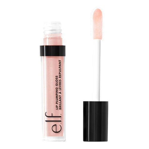 e.l.f. Lip Plumping Gloss, Hydrating, Nourishing, Invigorating, High-Shine, Plumps, Volumizes, Cools, Soothes, Shimmer, Pink Cosmo 8 Ounce 0.09 Fl Oz