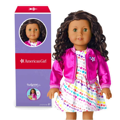 American Girl Truly Me 18-inch Doll #44 with Hazel Eyes, Dark-Brown Hair, and Tan Skin with Neutral Undertones, For Ages 6+