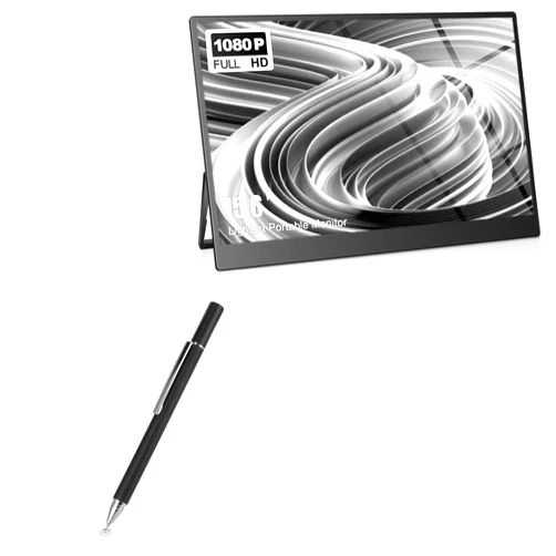 BoxWave Stylus Pen Compatible with Aekegrep CM-JRX001 (15.6 in) - FineTouch Capacitive Stylus, Super Precise Stylus Pen - Jet Black
