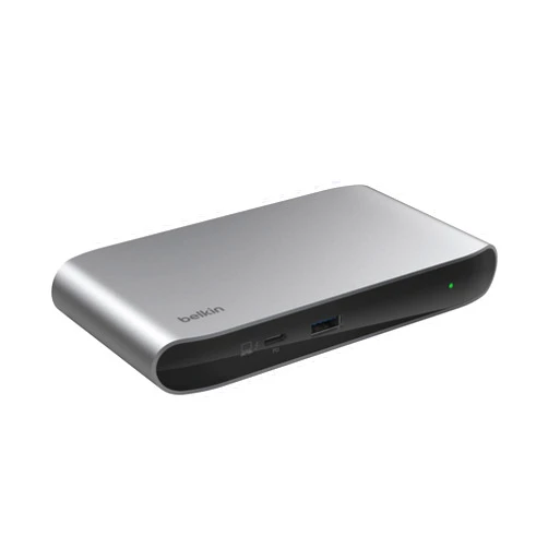Belkin Connect Thunderbolt 4 Docking Station, 5-in-1 USB-C Multiport Core Hub w/ 96W Power Delivery for Mac, Windows, Single 8K or Dual 4K Display, Thunderbolt 4 Cable & Power Supply Included