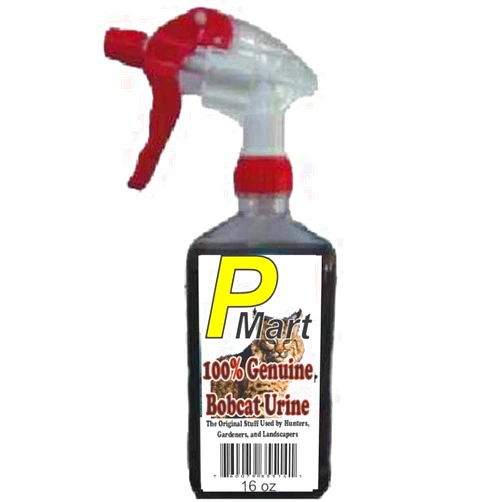 Pmart The Pee Mart - Bobcat Urine Scent Tag Combo 16 fl oz E-Z Trigger Spray. Full Strength!