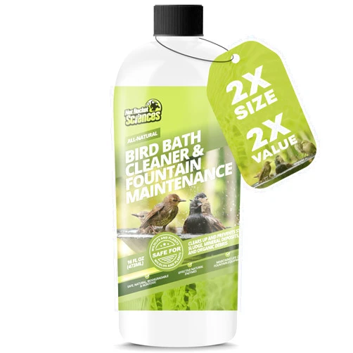 Not Rocket Sciences 16oz Bird Bath Fountains Cleaner for Bird Fountains Outdoor - Cleans 80 Gallons of Water, Concrete Bird Bath Cleaner Safe for Birds, Ideal Fountain Cleaner for Bird Bath & Fountain Maintenance