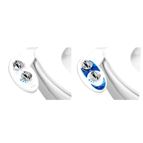 LUXE Bidet NEO 120 - Self-Cleaning Nozzle, Fresh Water Non-Electric Bidet Attachment & NEO 185 - Self-Cleaning, Dual Nozzle, Non-Electric Bidet Attachment for Toilet Seat