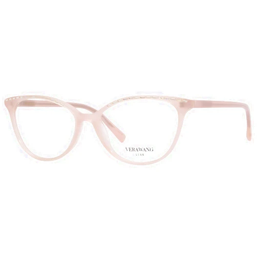 Vera Wang Lilah RO Eyeglasses Women's Rose Full Rim Cat Eye Optical Frame 53mm