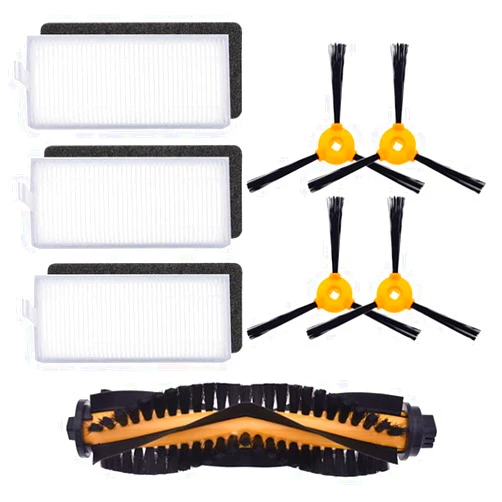 Neutop Replacement Accessories Kit Compatible for Ecovacs Deebot N79S N79 DN622 DN622.11 DN622.31 N79W N79se and Deebot 500 DC3G Robot Vacuum with 1 Roller Brush 3 Filter Sets 4 Side Brushes.