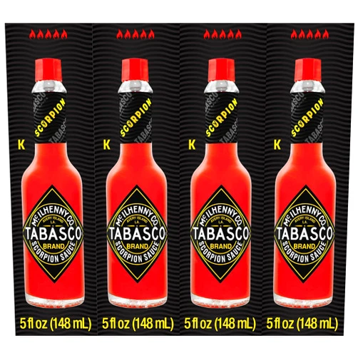 TABASCO Scorpion Sauce (4-Pack) 5 Fl Oz (Pack of 4)