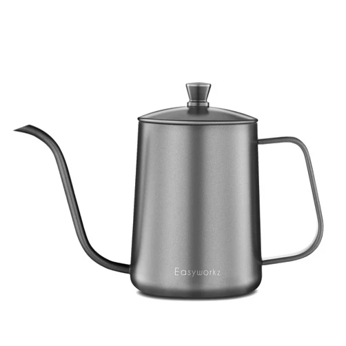 Easyworkz Gage Gooseneck Pour Over Coffee Kettle 20 oz Stainless Steel Hand Drip Coffee Pot with Long Narrow Spout