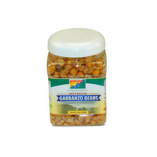 Mother Earth Products Dehydrated Fast Cooking Garbanzo Beans, quart Jar, 14 Ounce (Pack of 1) (Quart Size)