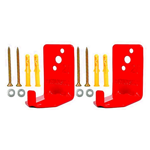BAYANSILU Universal Fire Extinguisher Bracket, Fire Extinguisher Mounts & Brackets up to 40 lbs, Suitable for Big and Small Fire Extinguisher Cabinet, Holder for Dry Chemical and Water Extinguishers (2 Pack)