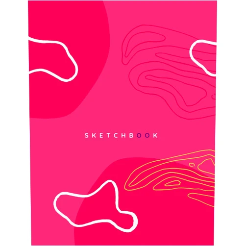 By Mission Bear Publishing (Author) Sketch Book for Drawing, Writing, Painting, Sketching Blank Pages: Hot Pink Abstract Cover | 100 Pages 8.5x11
