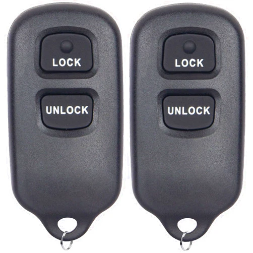Aniterbo Key Fob Keyless Entry Remote Compatible with Toyota Tundra丨 Highlander丨 Rav4丨 FJ Cruiser丨 Celica丨 Echo丨 Prius丨 Yaris丨Scion xA xB Key Replacement HYQ12BBX 12BAN/1512Y- 3 Buttons, 2-Pack